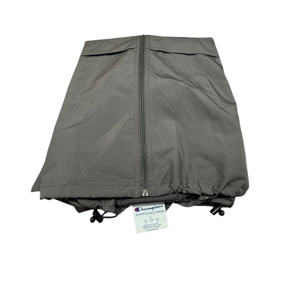 Champion LSU Tiger Eye Packable Hooded Windbreaker Jacket Gray Sz L - Picture 3 of 3